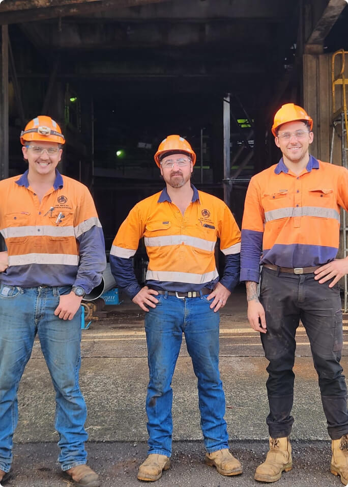 construction workers standing